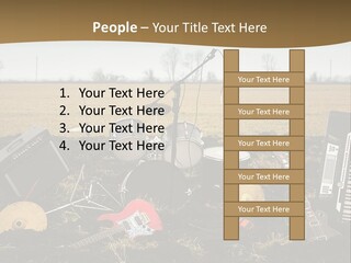 A Musical Instrument In The Middle Of A Field PowerPoint Template