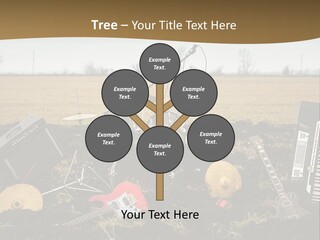A Musical Instrument In The Middle Of A Field PowerPoint Template