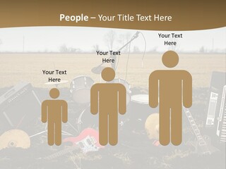 A Musical Instrument In The Middle Of A Field PowerPoint Template