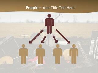 A Musical Instrument In The Middle Of A Field PowerPoint Template