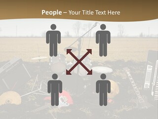 A Musical Instrument In The Middle Of A Field PowerPoint Template