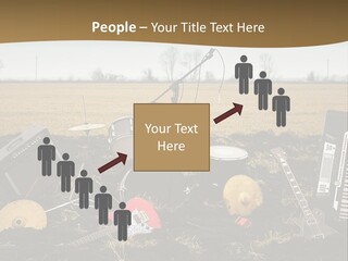 A Musical Instrument In The Middle Of A Field PowerPoint Template