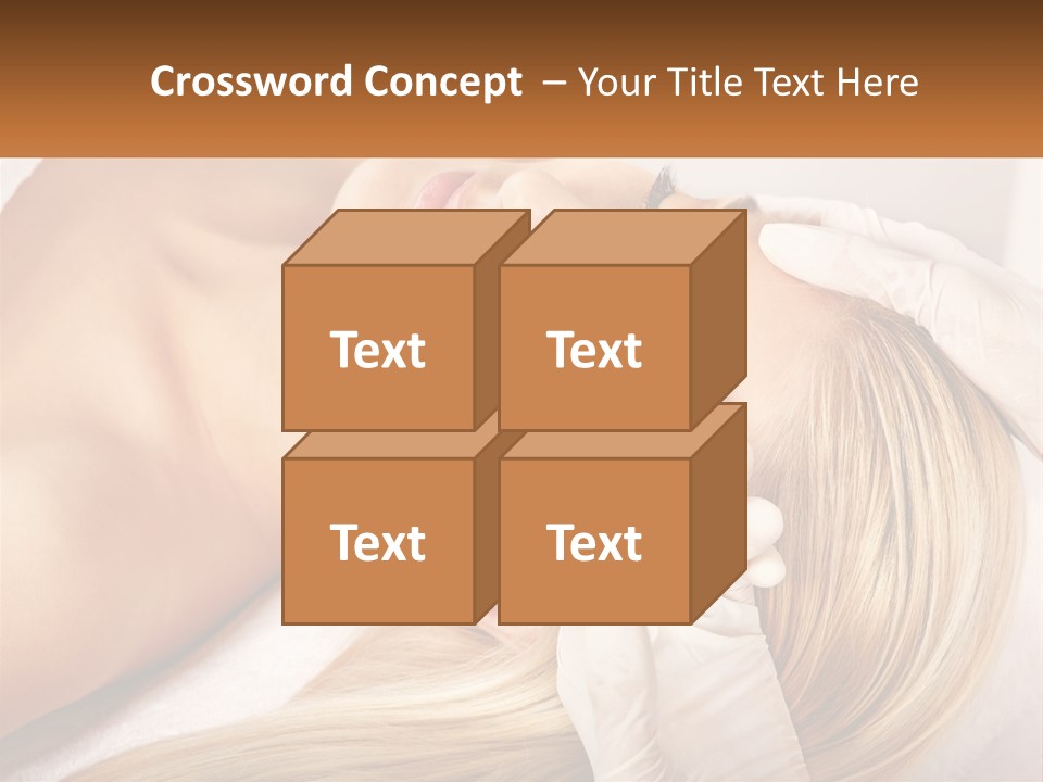 A Woman Getting A Facial Massage From A Beauper PowerPoint Template