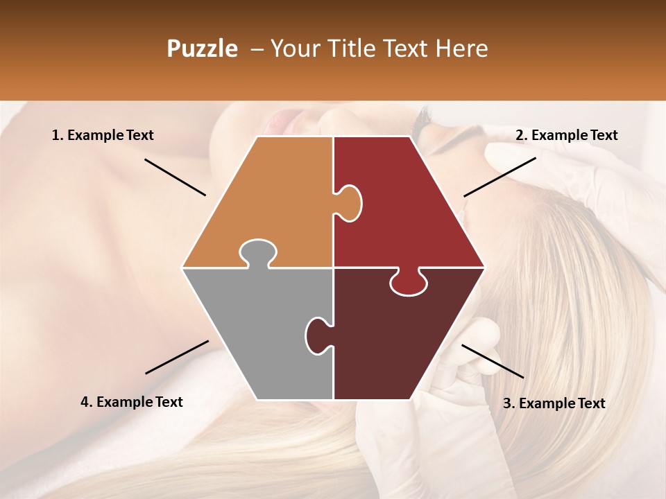 A Woman Getting A Facial Massage From A Beauper PowerPoint Template