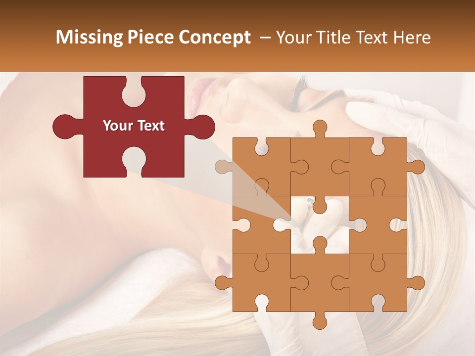 A Woman Getting A Facial Massage From A Beauper PowerPoint Template