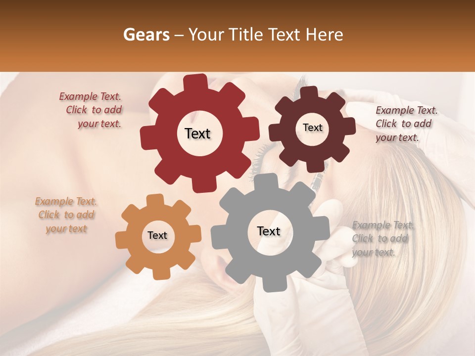 A Woman Getting A Facial Massage From A Beauper PowerPoint Template