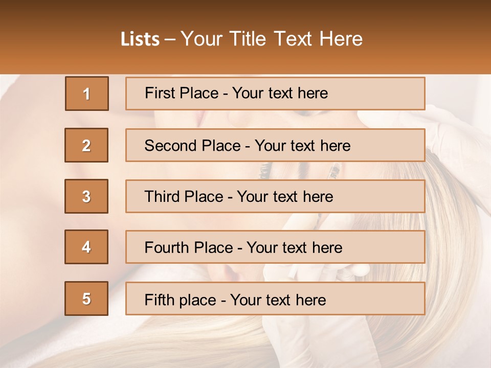 A Woman Getting A Facial Massage From A Beauper PowerPoint Template