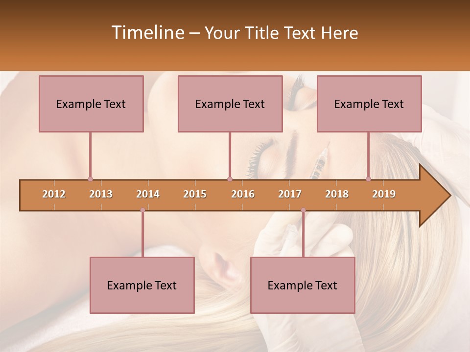 A Woman Getting A Facial Massage From A Beauper PowerPoint Template