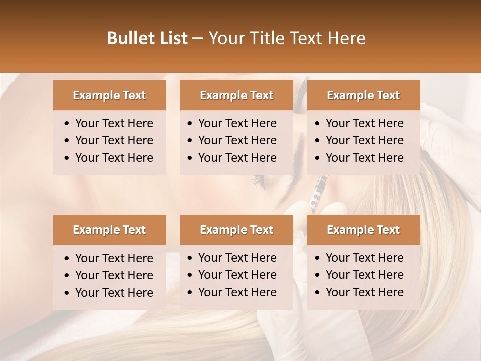 A Woman Getting A Facial Massage From A Beauper PowerPoint Template