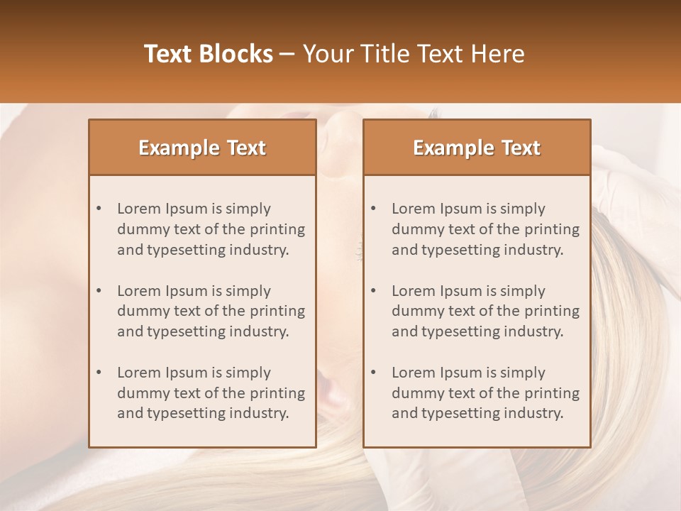 A Woman Getting A Facial Massage From A Beauper PowerPoint Template