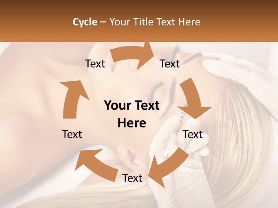 A Woman Getting A Facial Massage From A Beauper PowerPoint Template