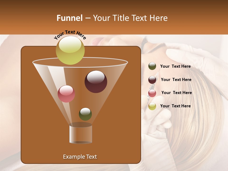 A Woman Getting A Facial Massage From A Beauper PowerPoint Template