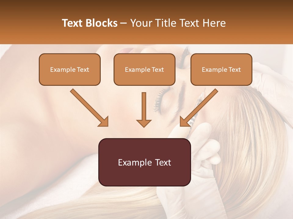 A Woman Getting A Facial Massage From A Beauper PowerPoint Template