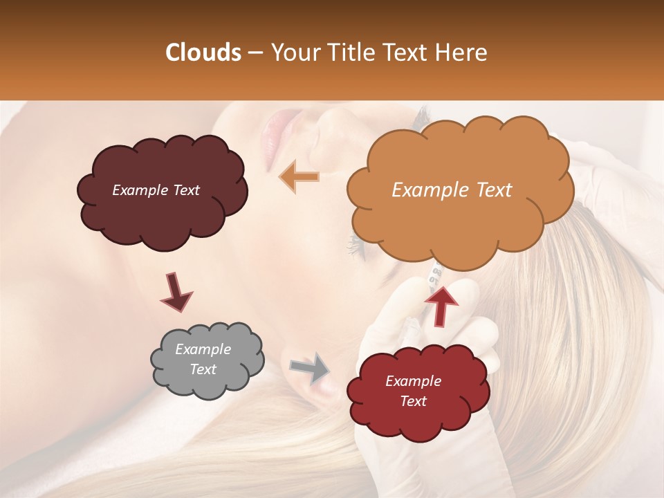A Woman Getting A Facial Massage From A Beauper PowerPoint Template