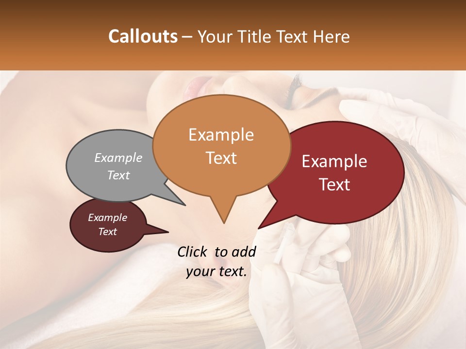 A Woman Getting A Facial Massage From A Beauper PowerPoint Template