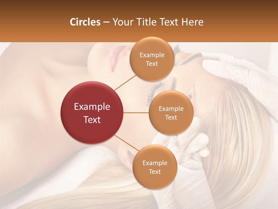 A Woman Getting A Facial Massage From A Beauper PowerPoint Template