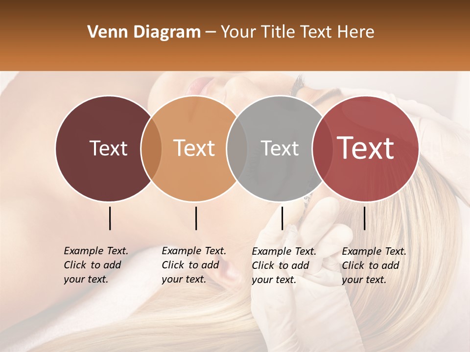 A Woman Getting A Facial Massage From A Beauper PowerPoint Template