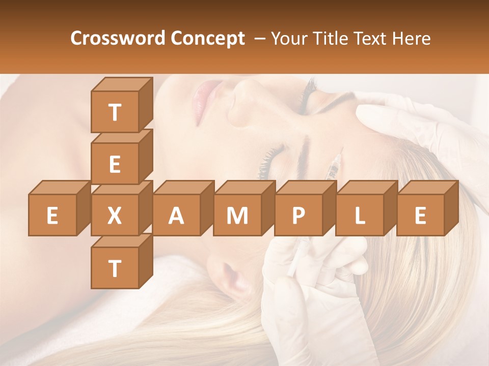 A Woman Getting A Facial Massage From A Beauper PowerPoint Template