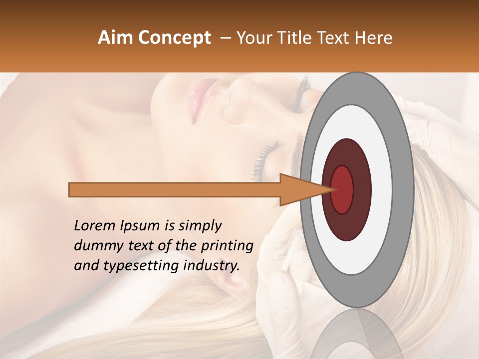 A Woman Getting A Facial Massage From A Beauper PowerPoint Template