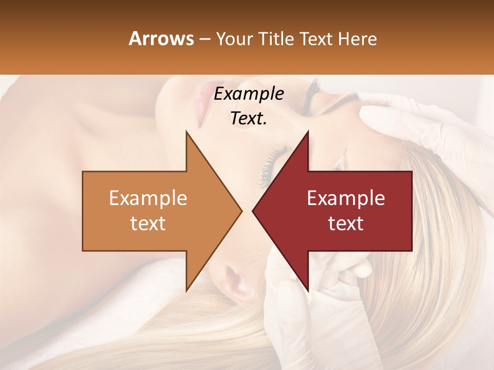 A Woman Getting A Facial Massage From A Beauper PowerPoint Template