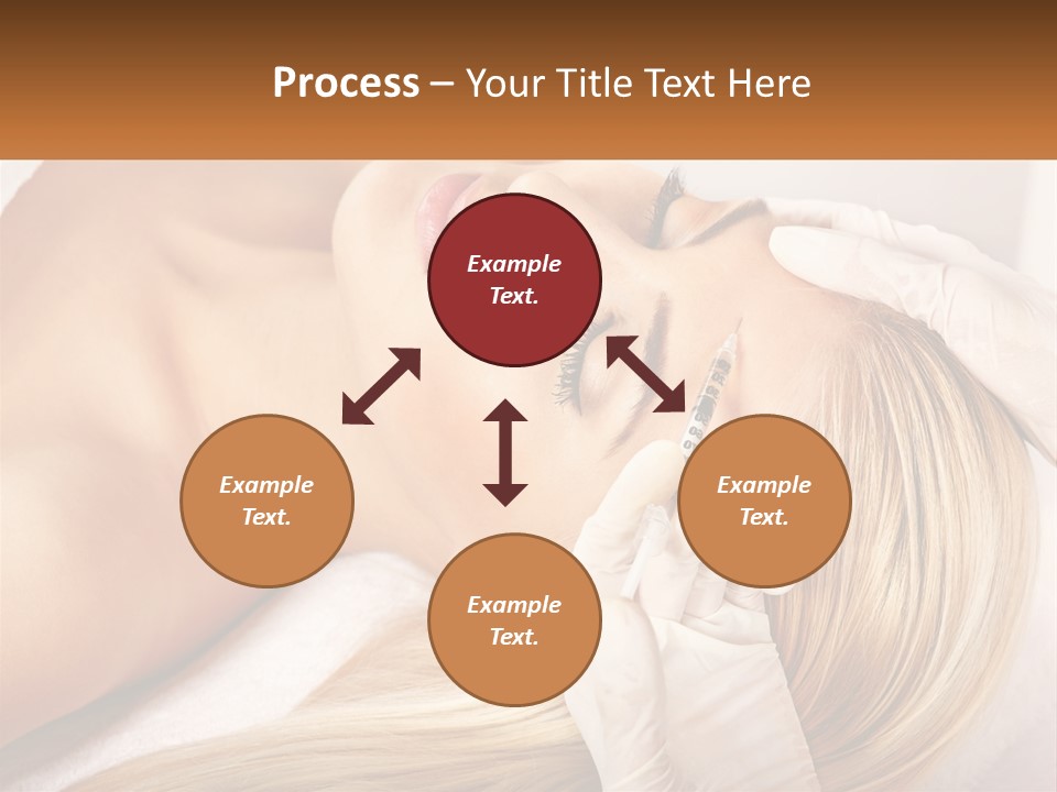 A Woman Getting A Facial Massage From A Beauper PowerPoint Template
