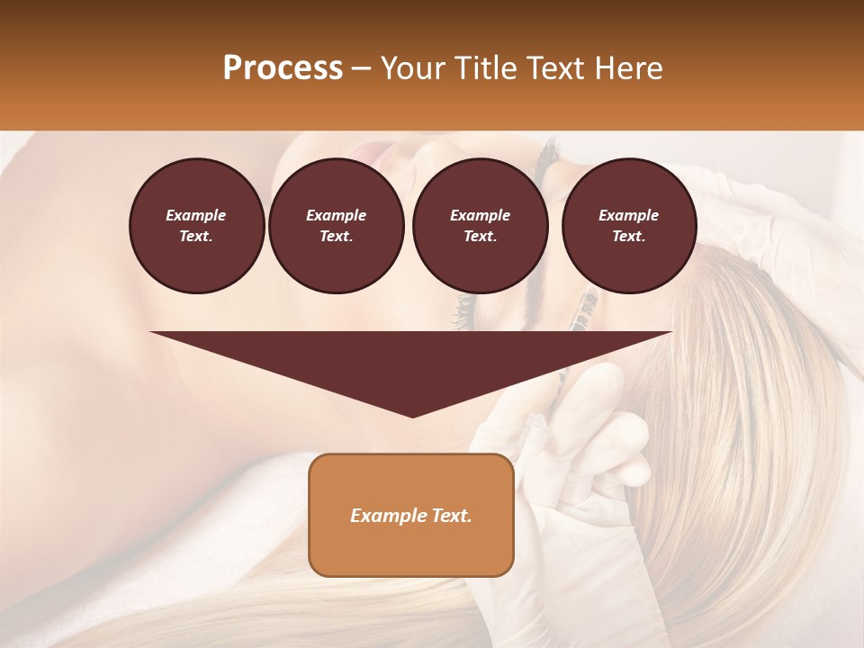 A Woman Getting A Facial Massage From A Beauper PowerPoint Template