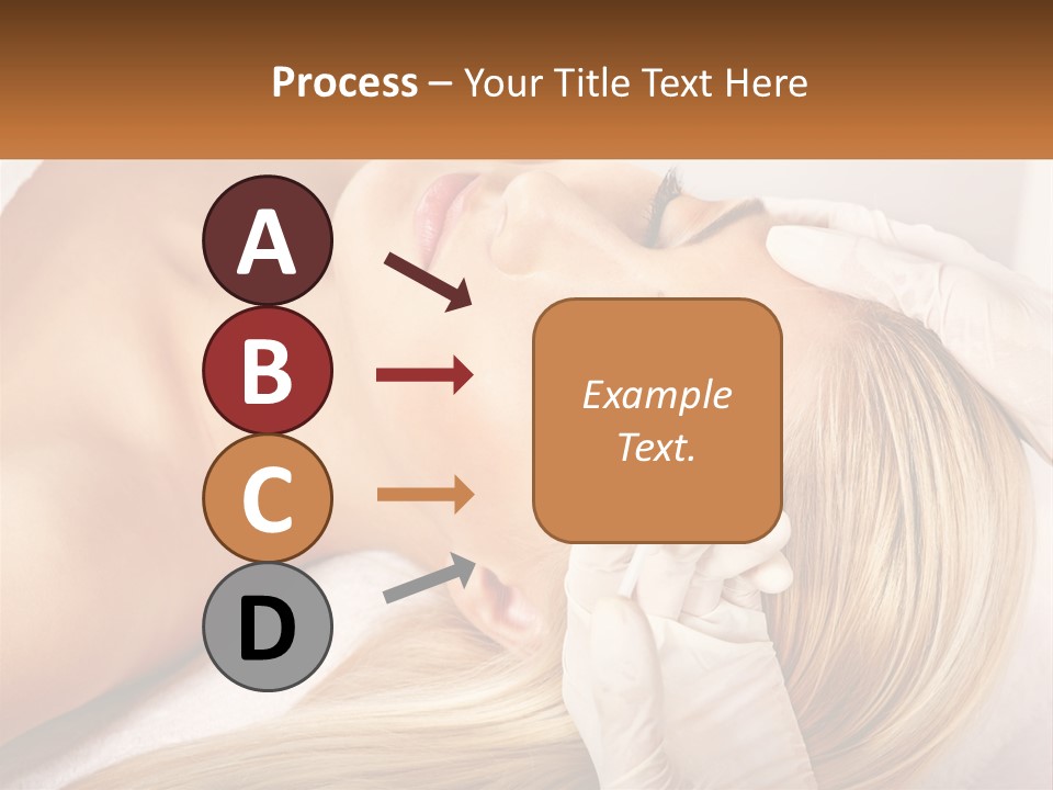 A Woman Getting A Facial Massage From A Beauper PowerPoint Template