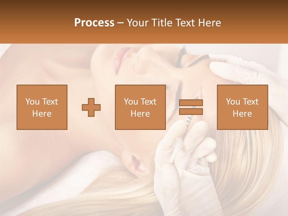 A Woman Getting A Facial Massage From A Beauper PowerPoint Template