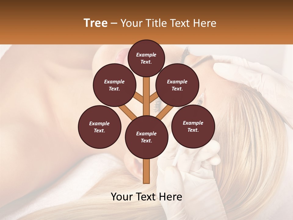 A Woman Getting A Facial Massage From A Beauper PowerPoint Template