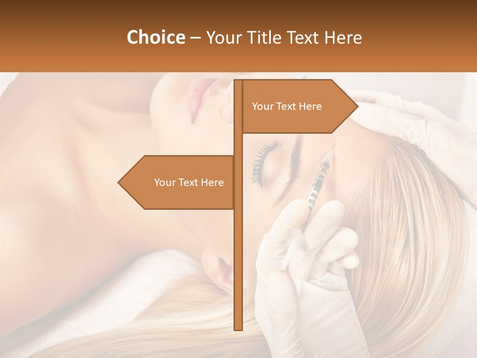 A Woman Getting A Facial Massage From A Beauper PowerPoint Template