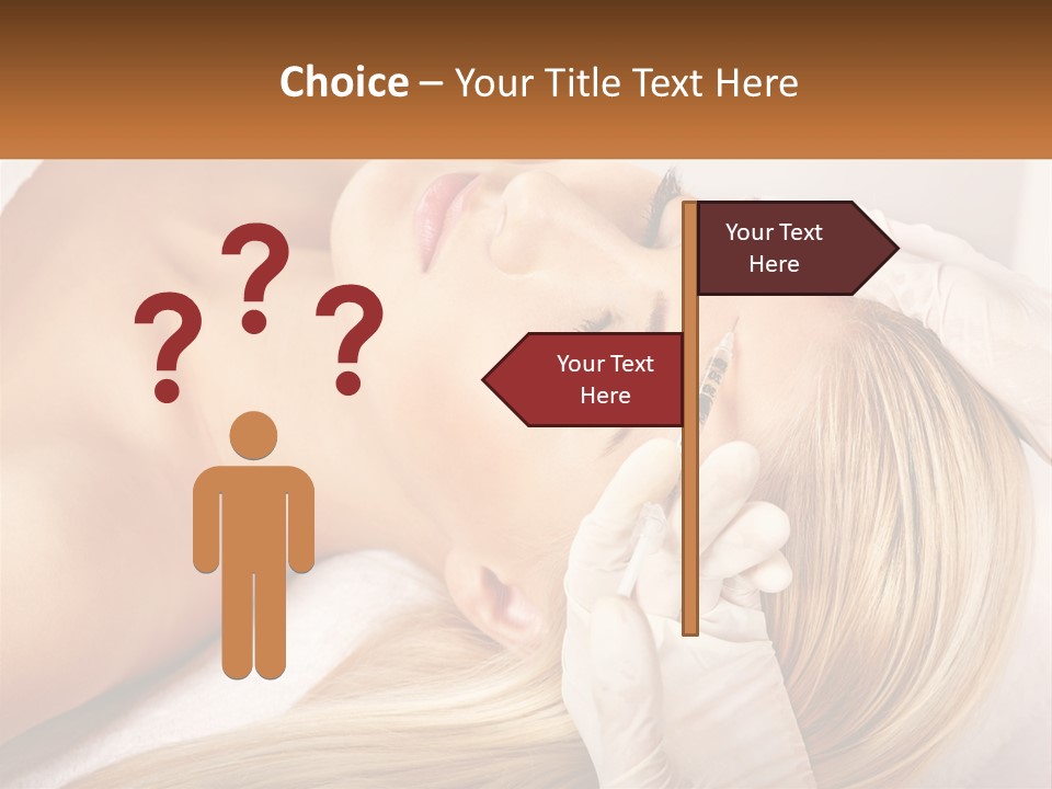 A Woman Getting A Facial Massage From A Beauper PowerPoint Template