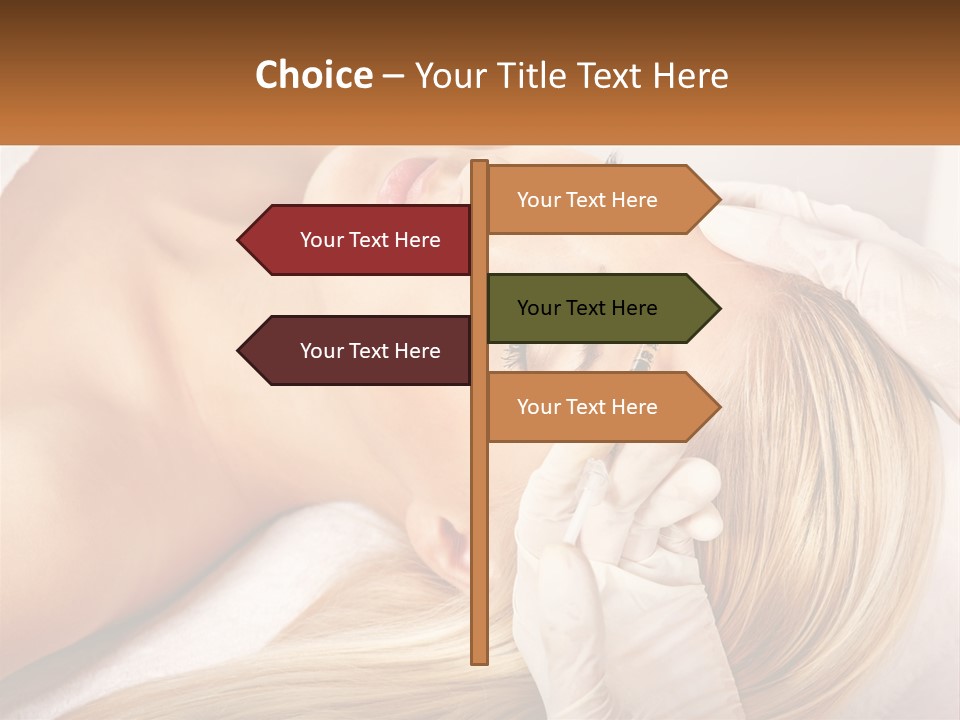 A Woman Getting A Facial Massage From A Beauper PowerPoint Template