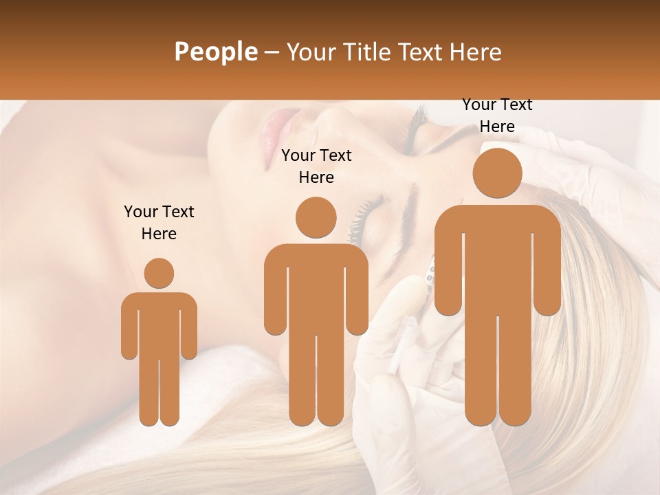 A Woman Getting A Facial Massage From A Beauper PowerPoint Template