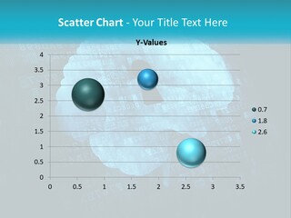 A Keyhole In The Middle Of A Cloud With Numbers In The Background PowerPoint Template