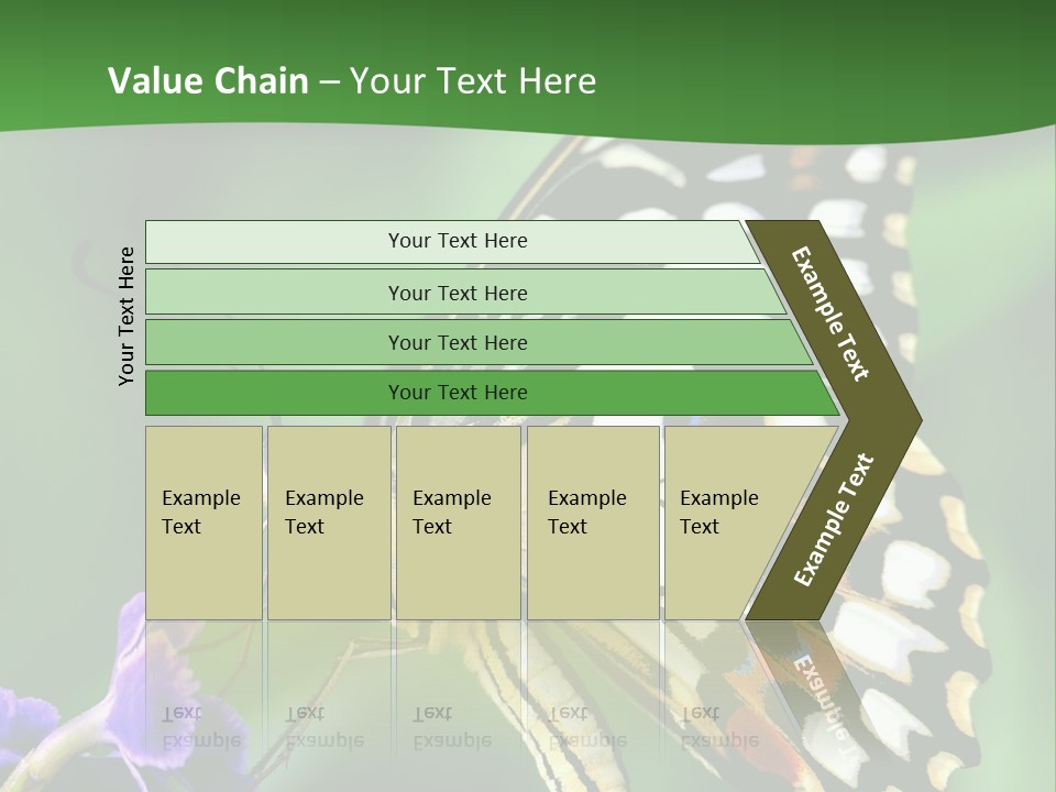 A Butterfly Sitting On Top Of A Purple Flower PowerPoint Template
