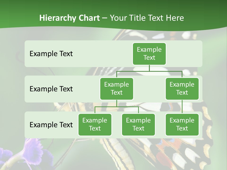 A Butterfly Sitting On Top Of A Purple Flower PowerPoint Template
