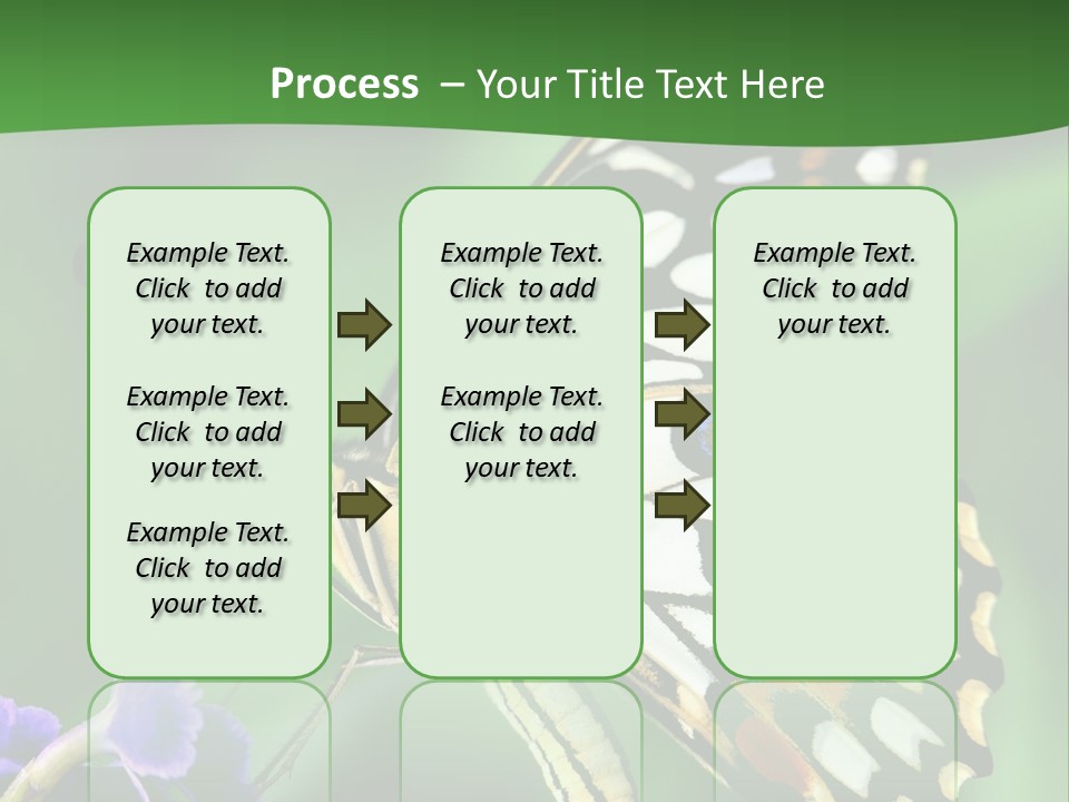 A Butterfly Sitting On Top Of A Purple Flower PowerPoint Template