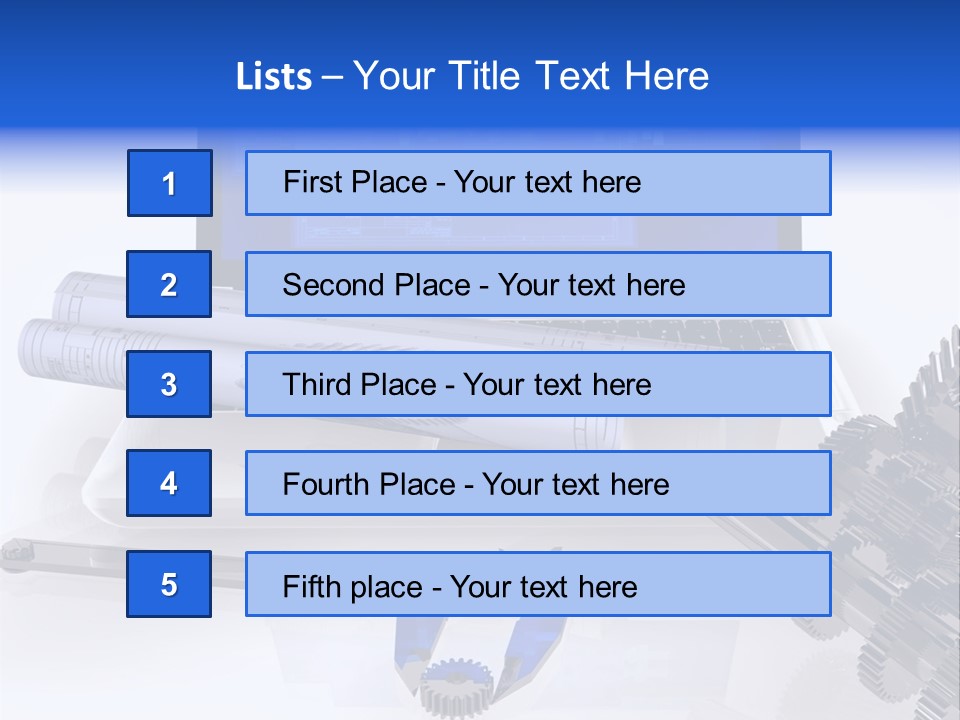 A Computer Screen With A Pen And A Model Of A House PowerPoint Template