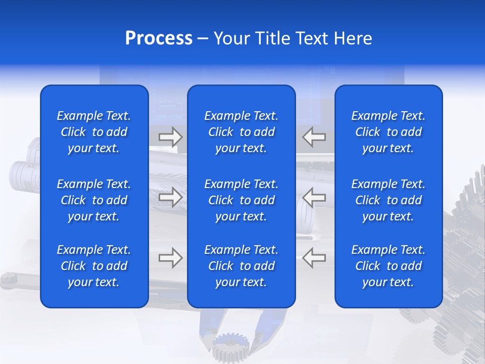 A Computer Screen With A Pen And A Model Of A House PowerPoint Template