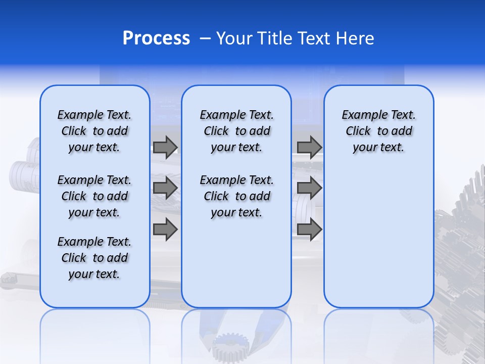 A Computer Screen With A Pen And A Model Of A House PowerPoint Template