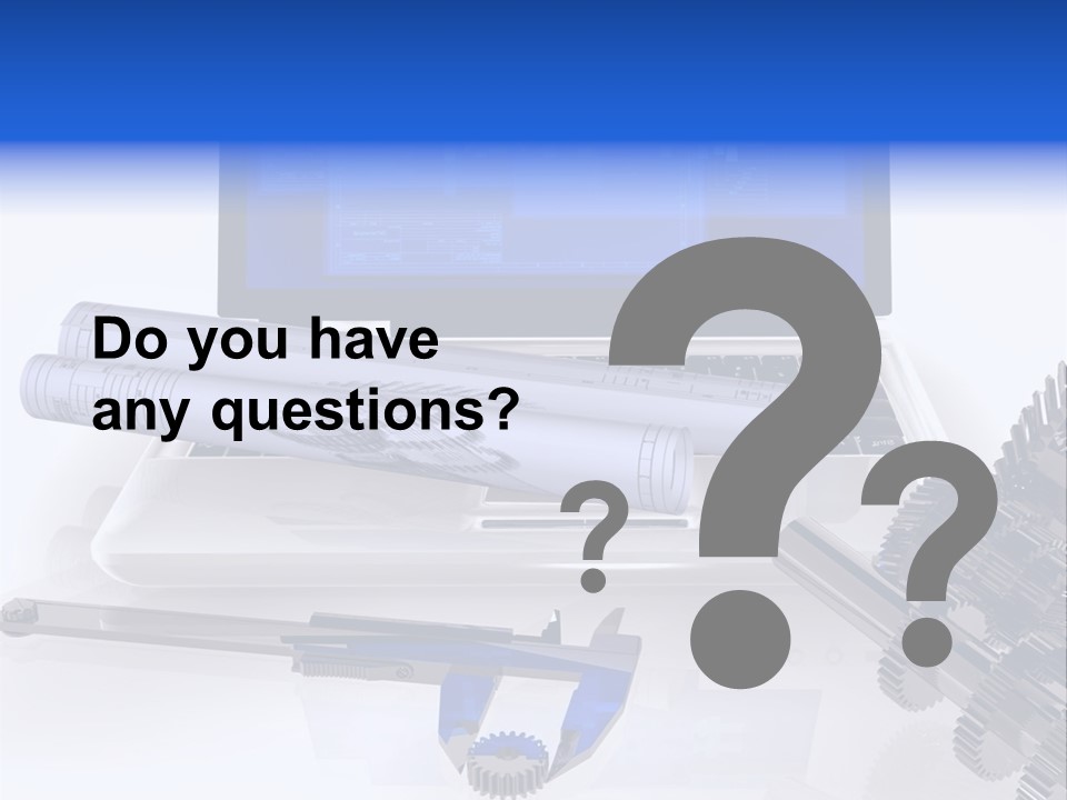 A Computer Screen With A Pen And A Model Of A House PowerPoint Template