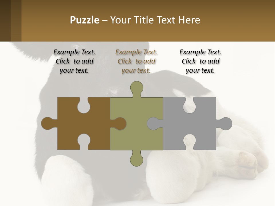 A Black And White Cow Laying Down On A White Background PowerPoint Template