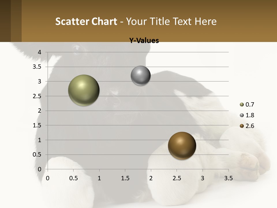 A Black And White Cow Laying Down On A White Background PowerPoint Template