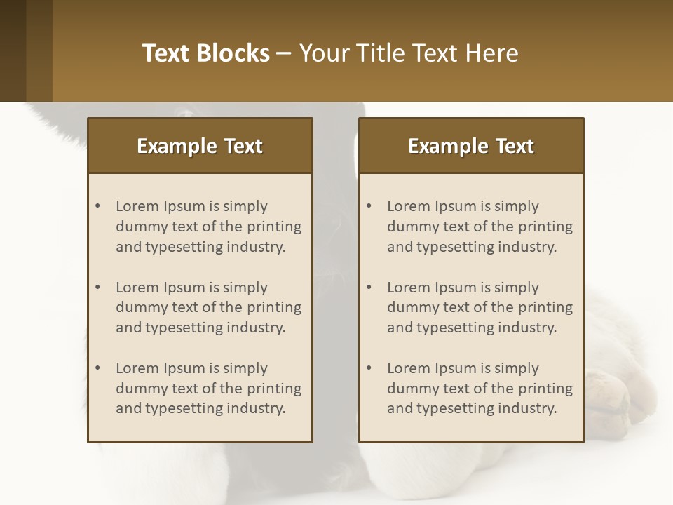 A Black And White Cow Laying Down On A White Background PowerPoint Template