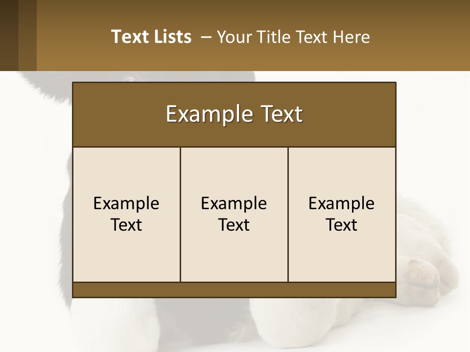 A Black And White Cow Laying Down On A White Background PowerPoint Template