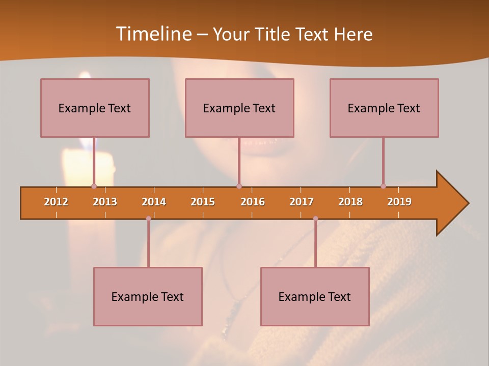 A Young Girl Holding A Lit Candle In Her Hands PowerPoint Template