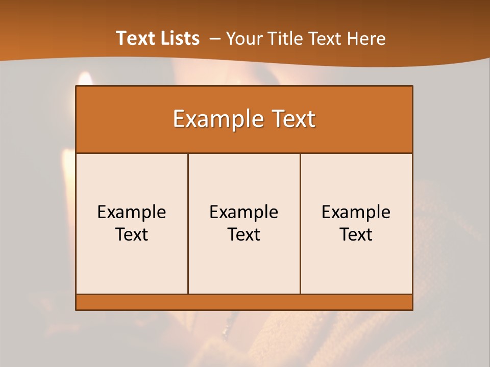 A Young Girl Holding A Lit Candle In Her Hands PowerPoint Template