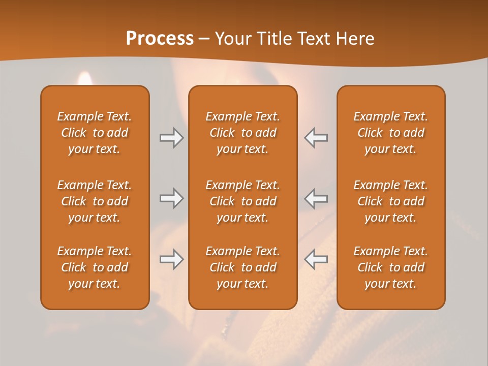 A Young Girl Holding A Lit Candle In Her Hands PowerPoint Template