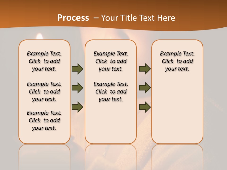 A Young Girl Holding A Lit Candle In Her Hands PowerPoint Template