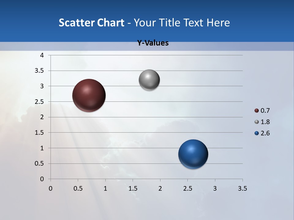 The Sun Shining Through Clouds In The Sky PowerPoint Template